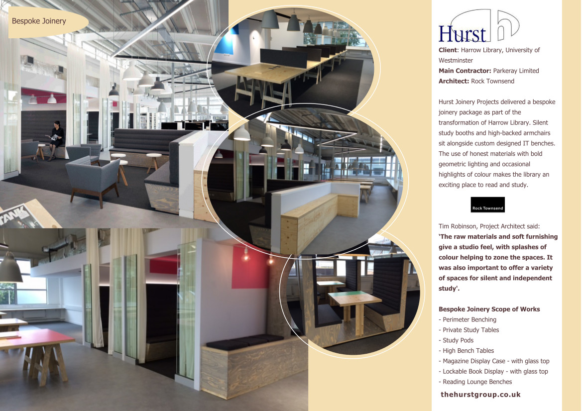 Harrow library the hurst group interior fit out