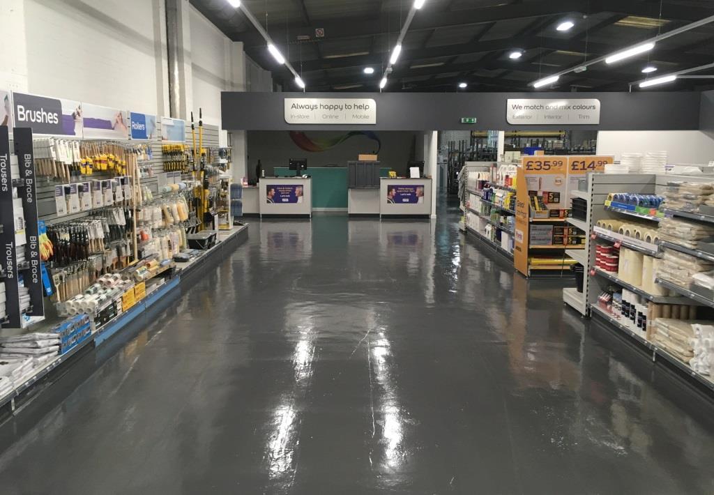 Dulux Decorator Centre Refurbishment The Hurst Group Interior Fit Out